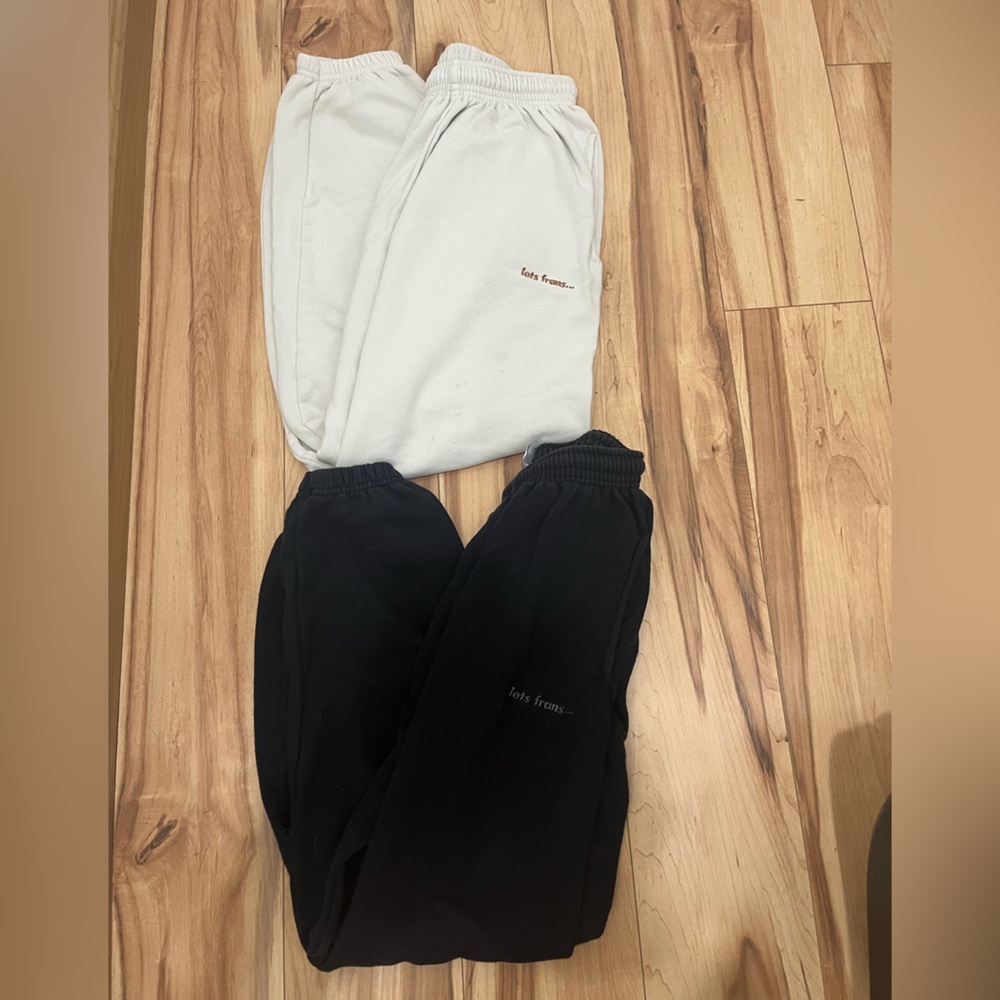 Urban Outfitters Bundle — 2 iets frans sweatpants (Black and Cream)
